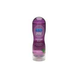 Durex Gel de Masaje 2 en 1 para Hombres y Mujeres, Lubricante Íntimo y Aceite Corporal, 200ml