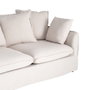Sofá 2 Plazas Beige Dm-Tejido Salón 158 X 102 X 77 cm