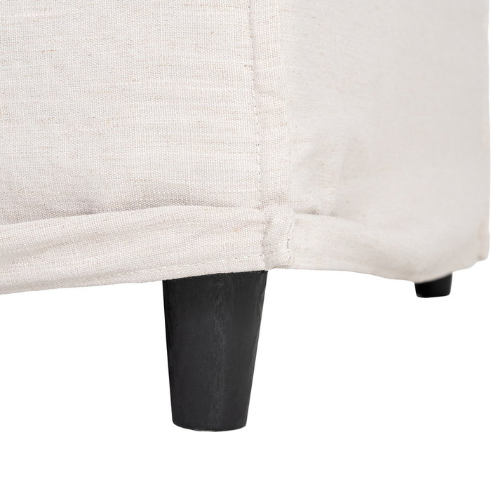 Sofá 2 Plazas Beige Dm-Tejido Salón 158 X 102 X 77 cm