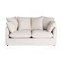 Sofá 2 Plazas Beige Dm-Tejido Salón 158 X 102 X 77 cm