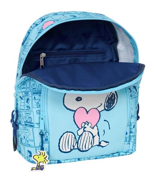 Mochila Casual Snoopy Love Azul claro 25 x 30 x 13 cm