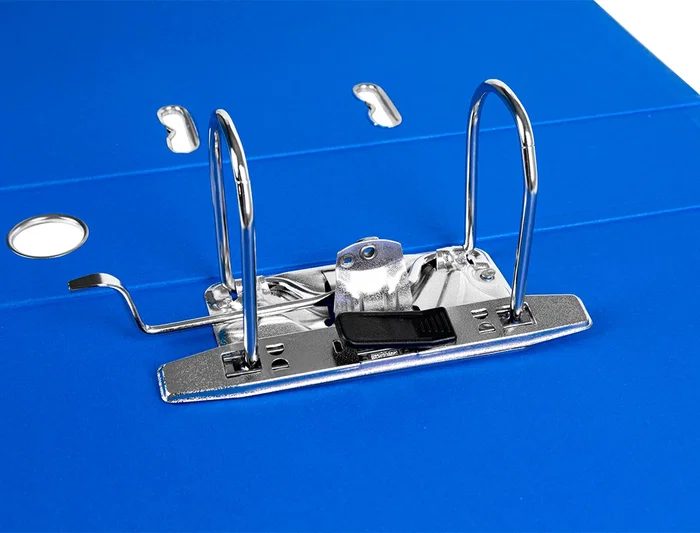 Liderpapel Archivador Folio 2 Anillas Mecanismo de Palanca 75mm Azul