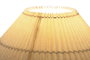 DKD Home Decor Lámpara de Pie Urban Beige - Lámpara de Salón Alto 102 cm, Base Cerámica, Pantalla de Poliéster, Bombilla E27 Incluida