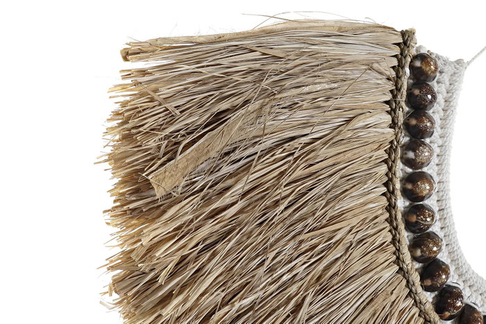 DKD Home Decor Decoración de Pared Yute Étnico Natural 62x3x65 cm
