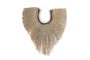 DKD Home Decor Decoración de Pared Yute Étnico Natural 62x3x65 cm