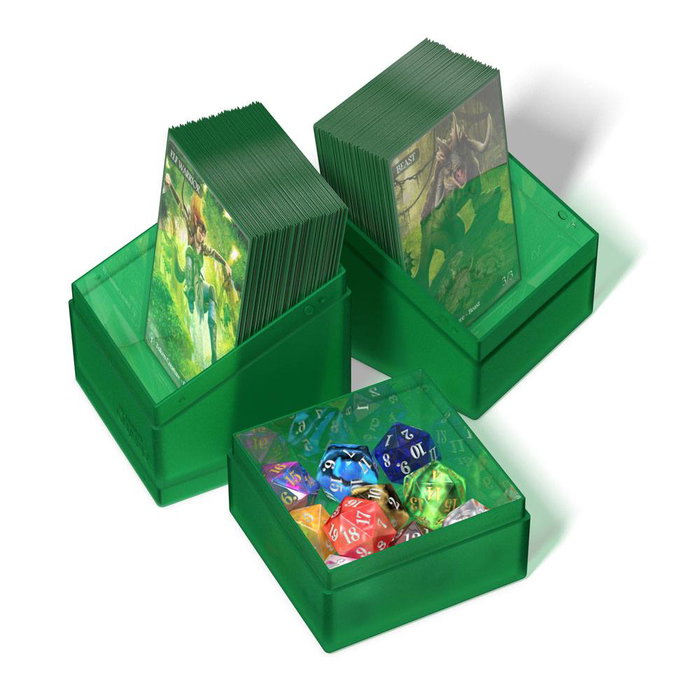 Ultimate Guard Boulder'n'Tray 100+ - Emerald Ultimate Guard Boulder'n'Tray 100+ - Emerald