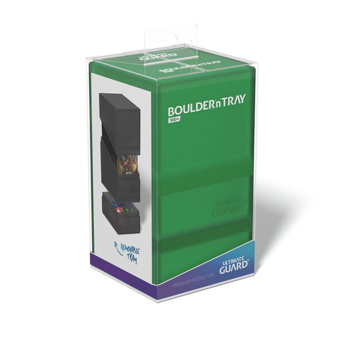 Ultimate Guard Boulder'n'Tray 100+ - Emerald Ultimate Guard Boulder'n'Tray 100+ - Emerald
