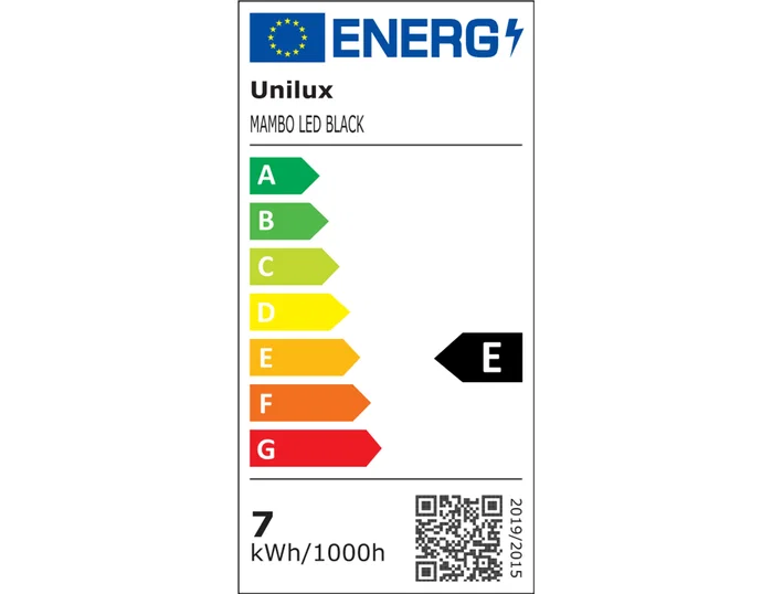 Unilux Mamboled Lámpara de Escritorio LED Negro/madera