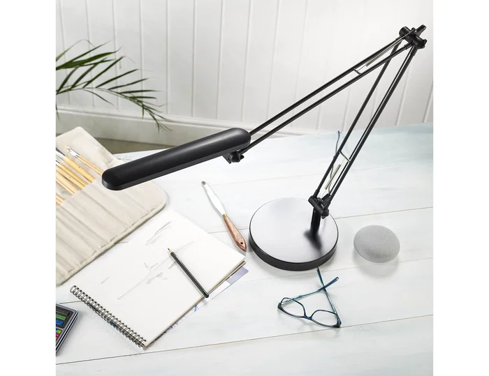 Unilux Mamboled Lámpara de Escritorio LED Negro/madera