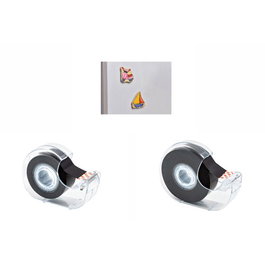 Cinta Adhesiva Faibo Magnetica 3Mt 19Mm (Ancho) X 3Mm (Grosor) C/Dispensador