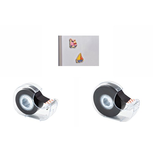 Cinta Adhesiva Faibo Magnetica 3Mt 19Mm (Ancho) X 3Mm (Grosor) C/Dispensador Cinta Adhesiva Faibo Magnetica 3Mt 19Mm (Ancho) X 3Mm (Grosor) C/Dispensador