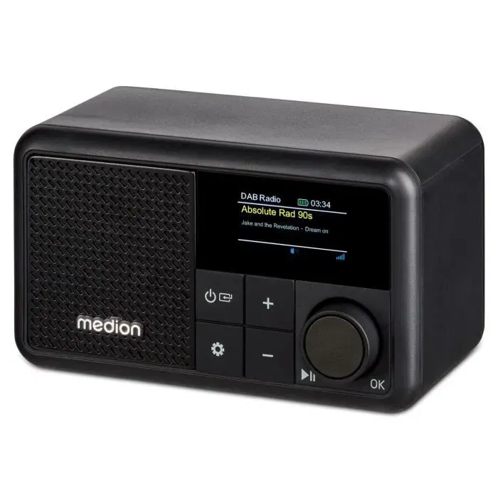 Medion AAAPC79485 Mini Radio DAB/FM Mono 2W RMS Negra