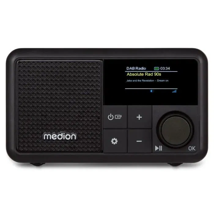 Medion AAAPC79485 Mini Radio DAB/FM Mono 2W RMS Negra
