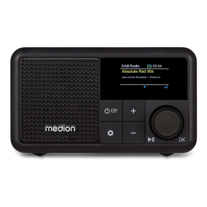 Medion LIFE® S66822 Radio portátil DAB+ en negro