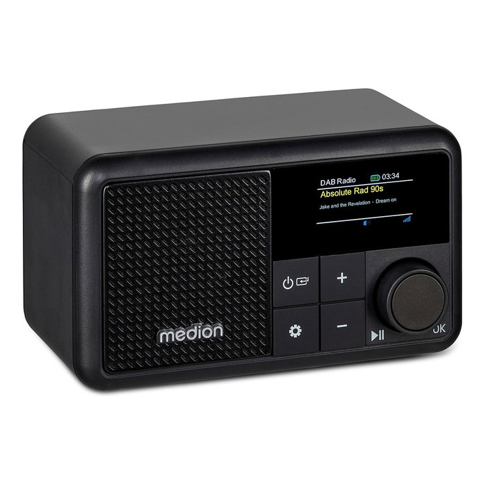 Medion LIFE® S66822 Radio portátil DAB+ en negro