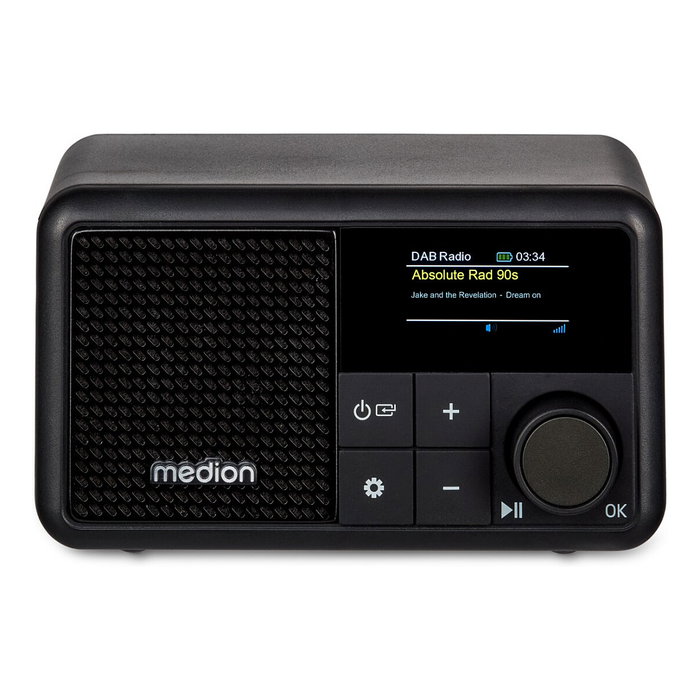 Medion LIFE® S66822 Radio portátil DAB+ en negro