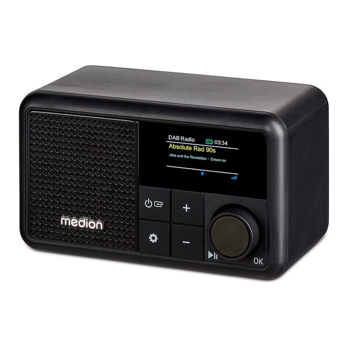 Medion LIFE® S66822 Radio portátil DAB+ en negro