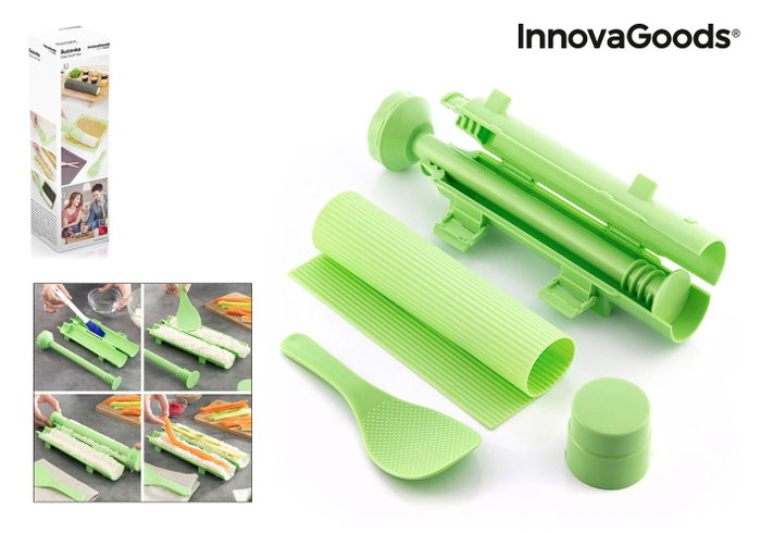 Innovagoods Suzooka Set de 3 Piezas para Sushi Innovagoods Suzooka Set de 3 Piezas para Sushi