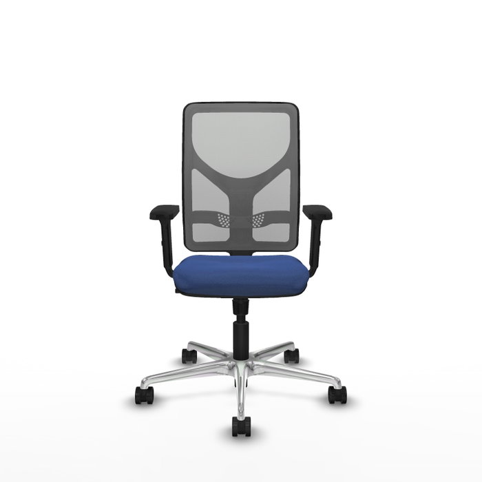 PIQUERAS Y CRESPO Silla de oficina Motilla con mecanismo Sincro, Azul marino y Gris PIQUERAS Y CRESPO Silla de oficina Motilla con mecanismo Sincro, Azul marino y Gris