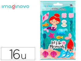 Imaginovo Pegatinas Magic Dreams Sirenas con Relieve 210x130 mm en Blister