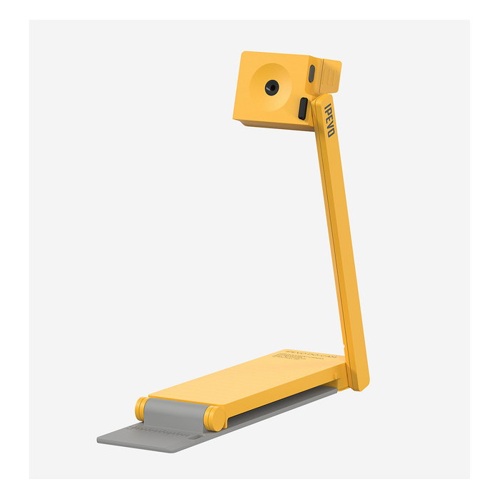 IPEVO DO-CAM USB Creators 8MP Cámara Documental de 8 MP, Color Amarillo, Sensor CMOS, Resolución 3264 x 2448, Peso 335 g