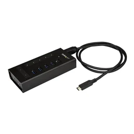 StarTech.com Hub USB-C HB30C5A2CST de 7 Puertos (5x USB-A + 2x USB-C) USB 3.2 Gen 1 5Gbps - Alimentado - Carga BC 1.2 - Caja Metálica