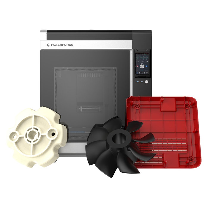 Flashforge Creator 4A Impresora 3D, WiFi/Ethernet, Ventana de Visión, Área de Impresión 400 x 350 x 500 mm, Pantalla Táctil 7", Consumo 2320W