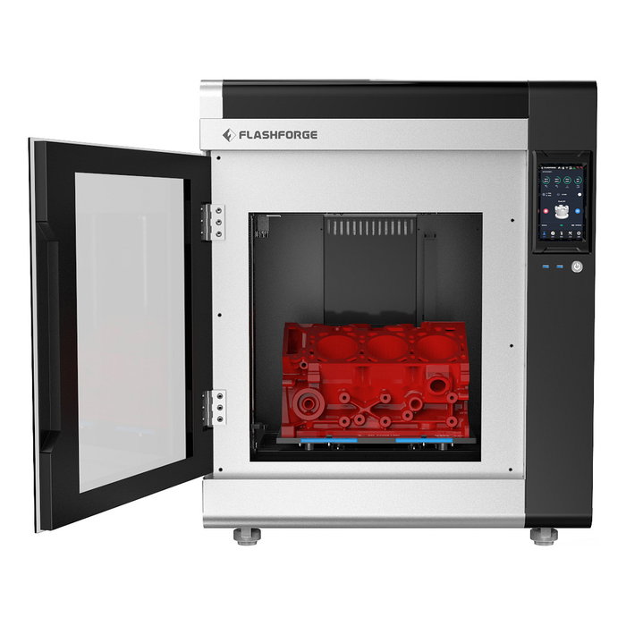 Flashforge Creator 4A Impresora 3D, WiFi/Ethernet, Ventana de Visión, Área de Impresión 400 x 350 x 500 mm, Pantalla Táctil 7", Consumo 2320W