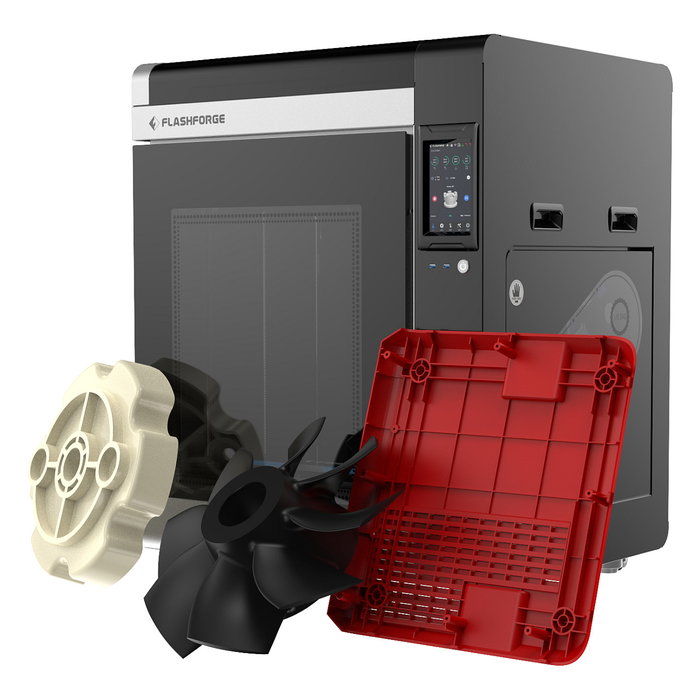 Flashforge Creator 4A Impresora 3D, WiFi/Ethernet, Ventana de Visión, Área de Impresión 400 x 350 x 500 mm, Pantalla Táctil 7", Consumo 2320W