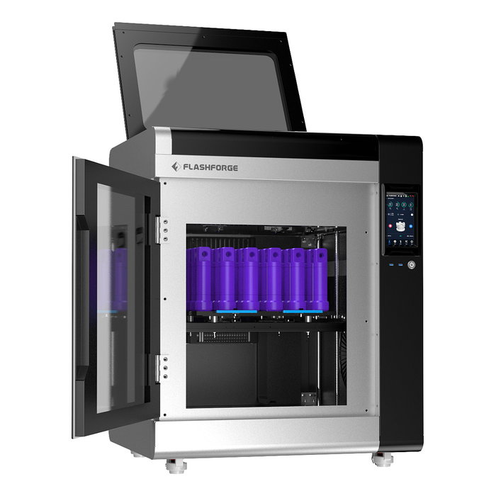 Flashforge Creator 4A Impresora 3D, WiFi/Ethernet, Ventana de Visión, Área de Impresión 400 x 350 x 500 mm, Pantalla Táctil 7", Consumo 2320W