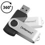 Intenso Office Line 32 GB USB Stick 3.2 Plata y Negro