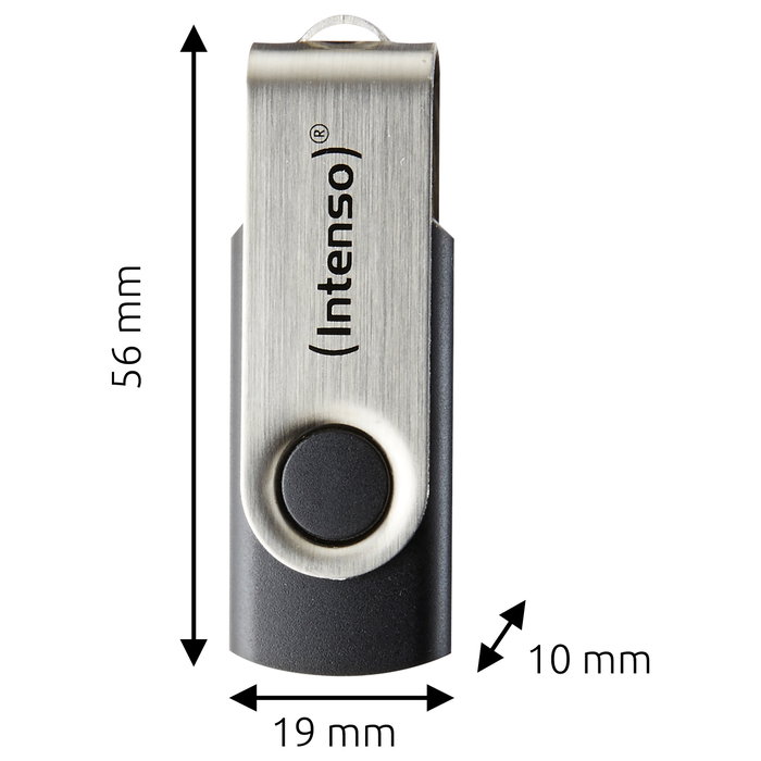 Intenso Office Line 32 GB USB Stick 3.2 Plata y Negro