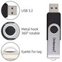 Intenso Office Line 32 GB USB Stick 3.2 Plata y Negro