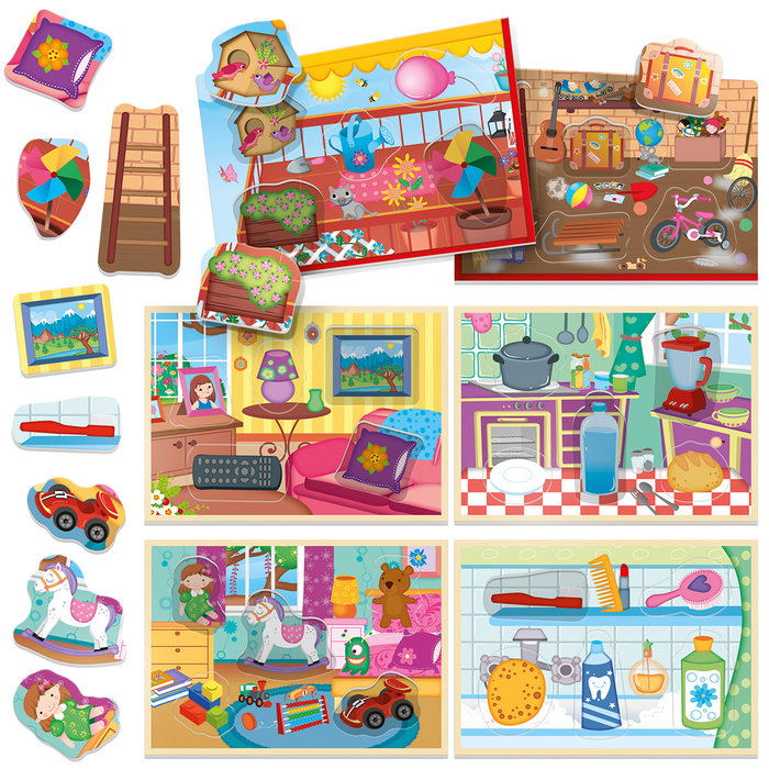 Headu Mi Casita Montessori Juego Didáctico