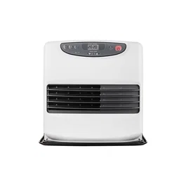 Qlima Estufa de Gasoleo Electrónica SRE 9046C2 - Hasta 54 m² - Depósito 9L - Silenciosa - Blanco y Negro