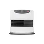 Qlima Estufa de Gasoleo Electrónica SRE 9046C2 - Hasta 54 m² - Depósito 9L - Silenciosa - Blanco y Negro