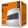 Qlima Estufa de Gasoleo Electrónica SRE 9046C2 - Hasta 54 m² - Depósito 9L - Silenciosa - Blanco y Negro