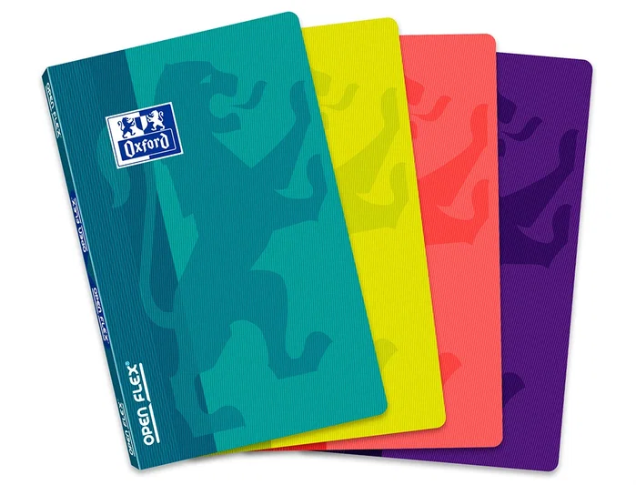 Oxford Libreta escolar Openflex 48 hojas cuadro 5 mm colores surtidos Oxford Libreta escolar Openflex 48 hojas cuadro 5 mm colores surtidos