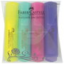 Faber-Castell Estuche de 4 Marcadores Fluorescentes Textliner Surtido Pastel