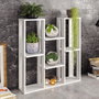 Hanah Home Estantería Multiusos Nevada - White, Estantes Organizativos, Tablero Melamina 18mm, Blanco, Ancho 89.6cm