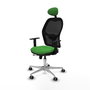 PIQUERAS Y CRESPO Silla de oficina Jorquera Verde con mecanismo Sincro/Traslack