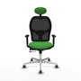PIQUERAS Y CRESPO Silla de oficina Jorquera Verde con mecanismo Sincro/Traslack