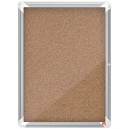 Vitrina Nobo De Interior Con Corcho Para 4 Hojas A4