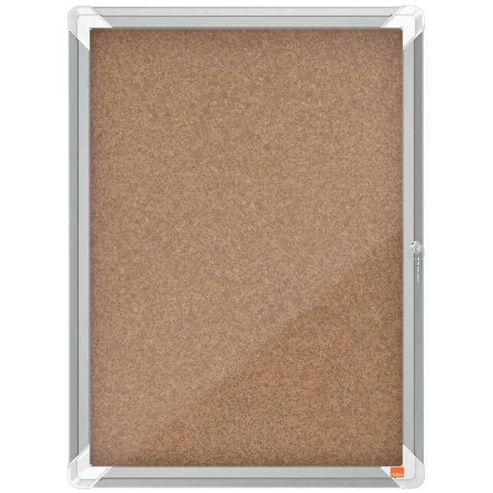NOBO Vitrina de anuncios Premium Plus con corcho para 4 hojas A4 NOBO Vitrina de anuncios Premium Plus con corcho para 4 hojas A4