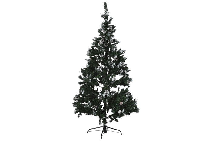 DKD Home Decor Árbol de Navidad Verde 90 x 180 x 90 cm con 250 LEDs