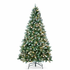 DKD Home Decor Árbol de Navidad Verde con 250 LED Green Forest