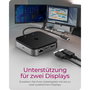 ICY BOX IB-DK408-C41 Docking Station USB4 Thunderbolt 4 7 en 1 con 60W Power Delivery, Ethernet y HDMI 2.1
