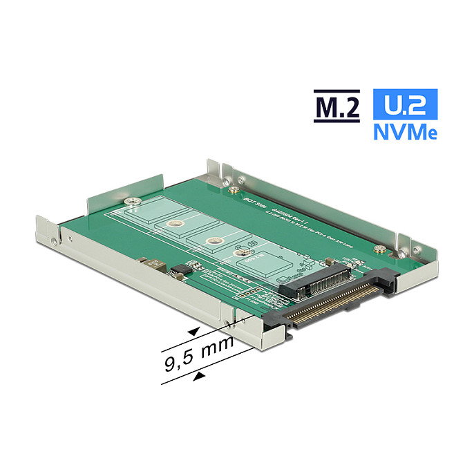 DeLOCK 62710 Convertidor U.2 SFF-8639 a M.2 NVMe Key M