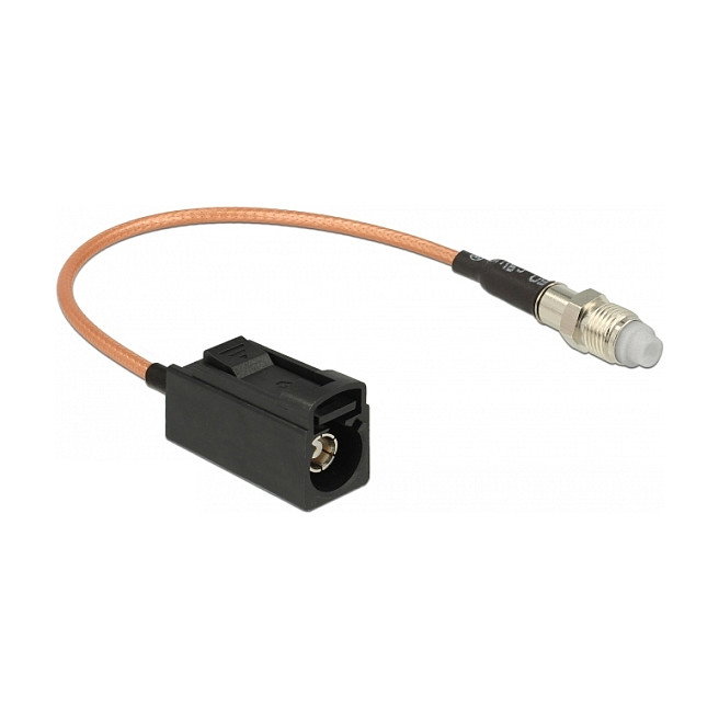 DeLOCK 89680 Cable coaxial FAKRA A hembra a FME hembra RG-316 0,2 m DeLOCK 89680 Cable coaxial FAKRA A hembra a FME hembra RG-316 0,2 m