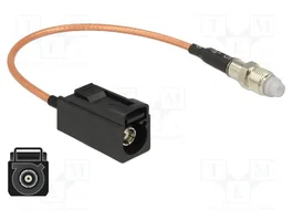 DeLOCK 89680 Cable coaxial FAKRA A hembra a FME hembra RG-316 0,2 m